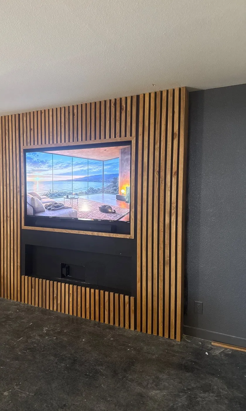Epoxy Floors & Media Wall — finished