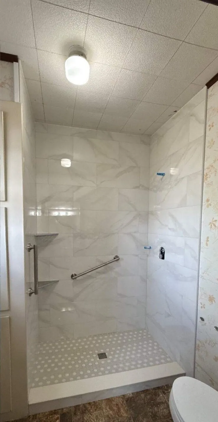 Tub to Shower Conversion — finished